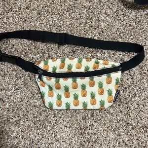 Pineapple Print Crossbody Bag